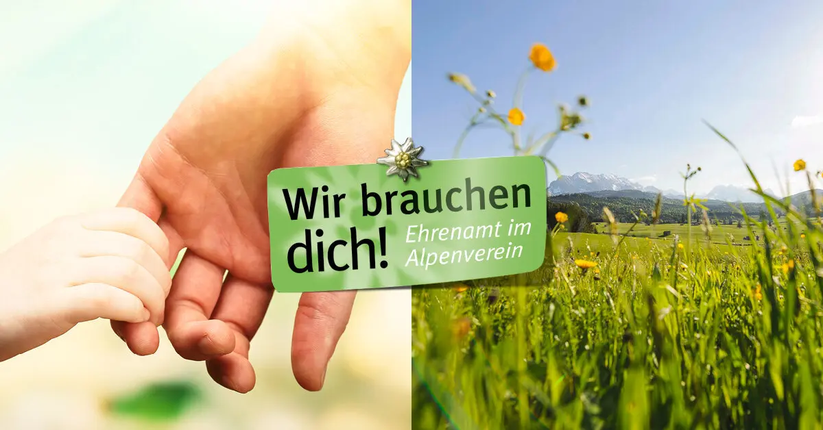 Bildmotiv "Ehrenamt: Wir brauchen Dich" - Imagefoto | © DAV